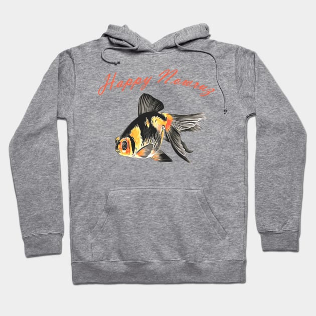 Happy Nowruz Demekin Goldfish Cat New Year Hoodie by taiche